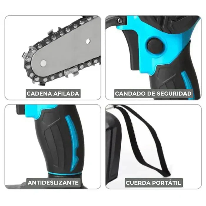 MOTOCORTE™ Motosierra Inalámbrica con DOBLE 48V