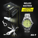 K6 RELOJ MATRIX + LINTERNA Y MULTIHERRAM