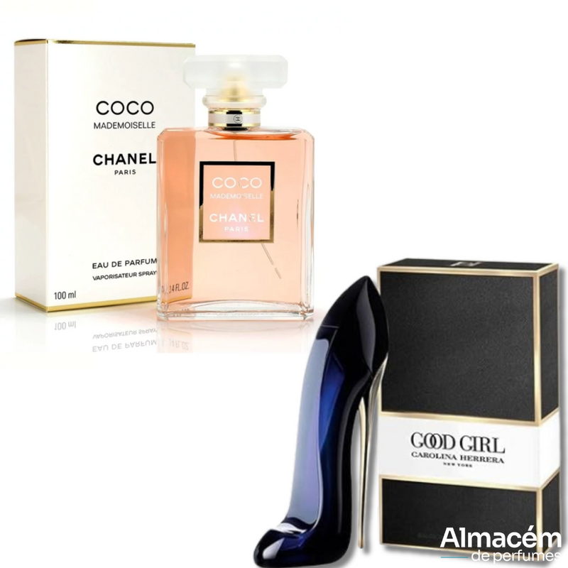 2 Perfumes de Mujer Importados 100ml (Promoción VIP) | COCO MADEMOISELLE + GOOD GIRL
