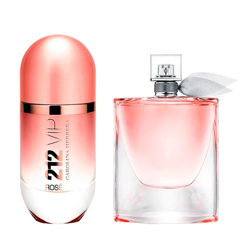 (Liquidación) - La Vie est Belle & 212 VIP Rosé (100ml cada uno)