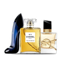 Combo de 3 Perfumes - Good Girl + Chanel N5 + Yves Saint Laurent Libre