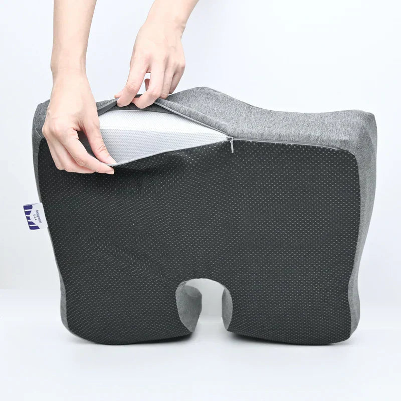 ComfortPro™ - Cojín Ergonómico para Oficina: Mejora de Postura y Descanso